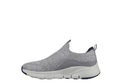 Skechers Mens Arch Fit Slip On - Grey -Cheap Vault Of Soles Store US 01 600472 02