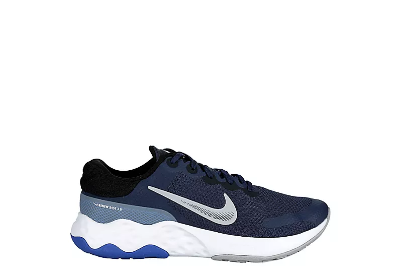 Nike Mens Renew Ride 3 Running Shoe - Navy 4 Nike Mens Renew Ride 3 Running Shoe - Navy - Image 2