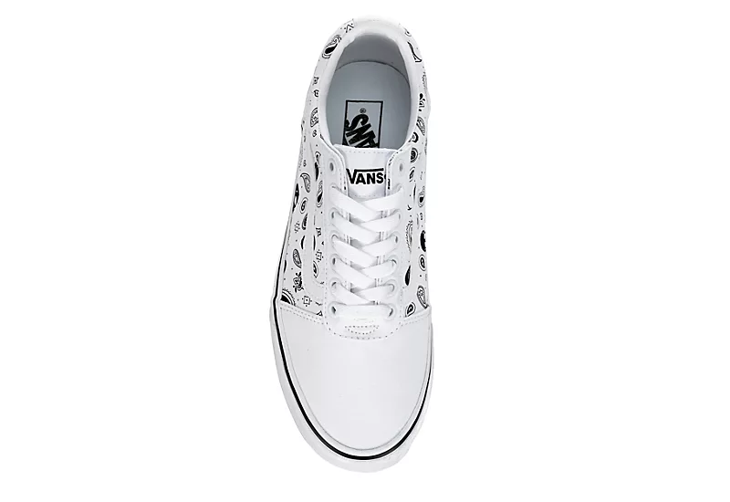 Vans Mens Ward Sneaker - White 8 Vans Mens Ward Sneaker - White - Image 6