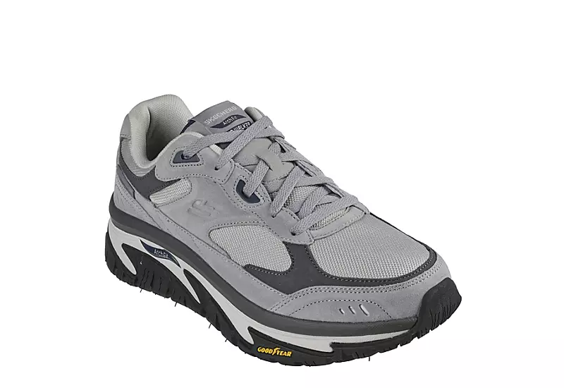 Skechers Mens Arch Fit Road Walker - Grey 3 Skechers Mens Arch Fit Road Walker - Grey