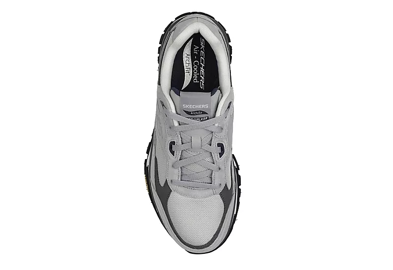 Skechers Mens Arch Fit Road Walker - Grey 6 Skechers Mens Arch Fit Road Walker - Grey - Image 4