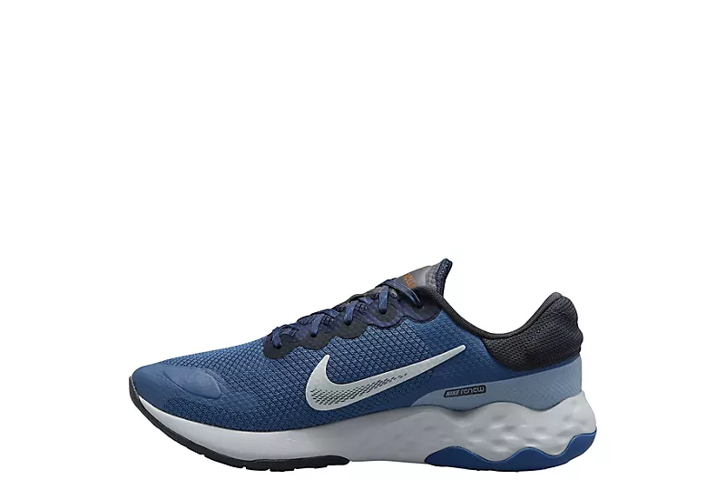 Nike Mens Renew Ride 3 Running Shoe - Blue 5 Nike Mens Renew Ride 3 Running Shoe - Blue - Image 3