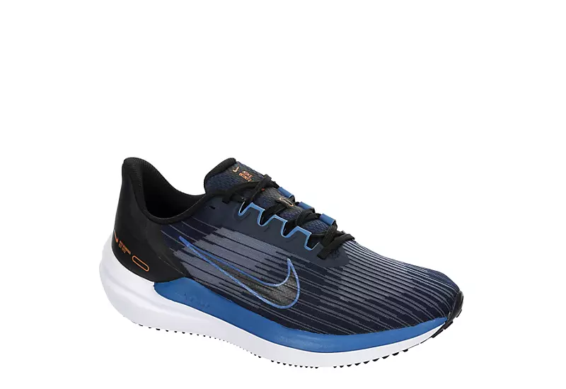 Nike Mens Air Winflo 9 Running Shoe - Navy 3 Nike Mens Air Winflo 9 Running Shoe - Navy