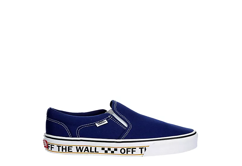 Vans Mens Asher Sneaker - Blue 4 Vans Mens Asher Sneaker - Blue - Image 2