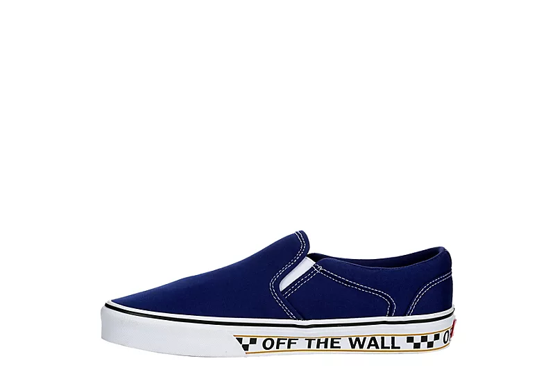 Vans Mens Asher Sneaker - Blue 6 Vans Mens Asher Sneaker - Blue - Image 4