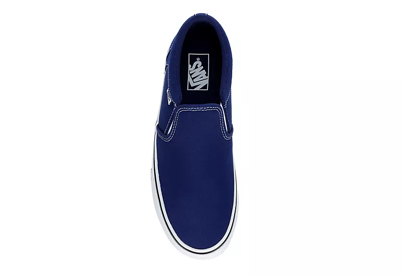 Vans Mens Asher Sneaker - Blue 8 Vans Mens Asher Sneaker - Blue - Image 6