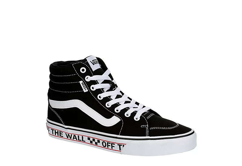 Vans Mens Filmore High Top Sneaker - Black 3 Vans Mens Filmore High Top Sneaker - Black