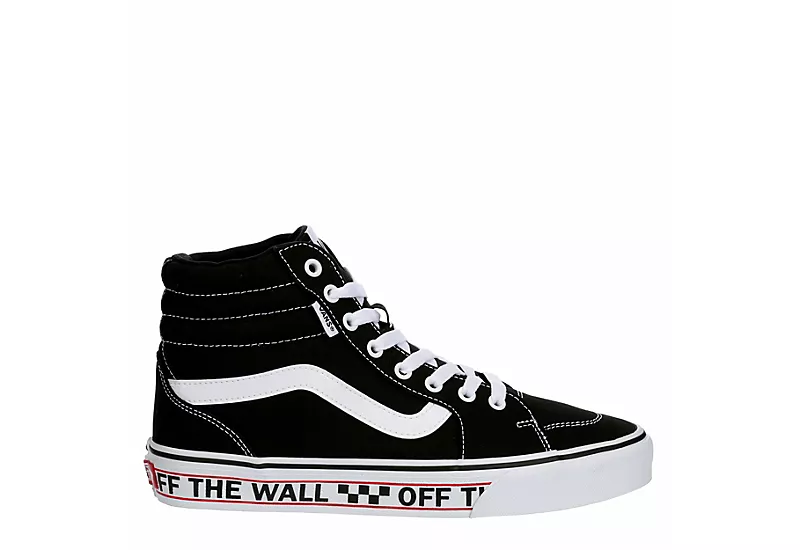 Vans Mens Filmore High Top Sneaker - Black 4 Vans Mens Filmore High Top Sneaker - Black - Image 2