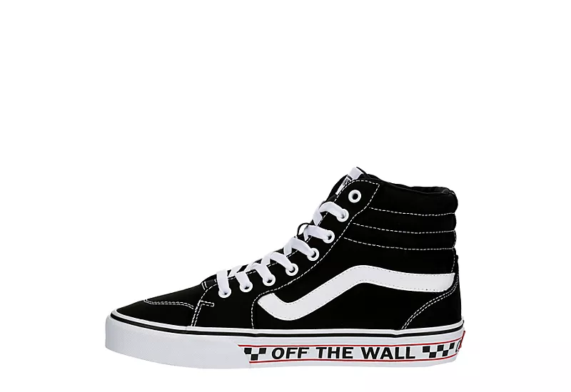 Vans Mens Filmore High Top Sneaker - Black 6 Vans Mens Filmore High Top Sneaker - Black - Image 4
