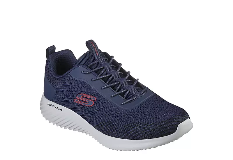 Skechers Mens Bounder Intread - Navy 3 Skechers Mens Bounder Intread - Navy