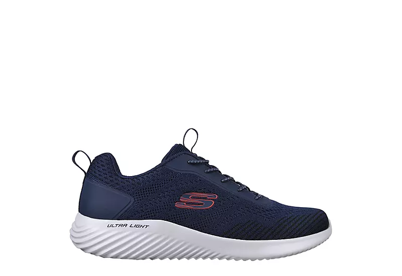 Skechers Mens Bounder Intread - Navy 4 Skechers Mens Bounder Intread - Navy - Image 2