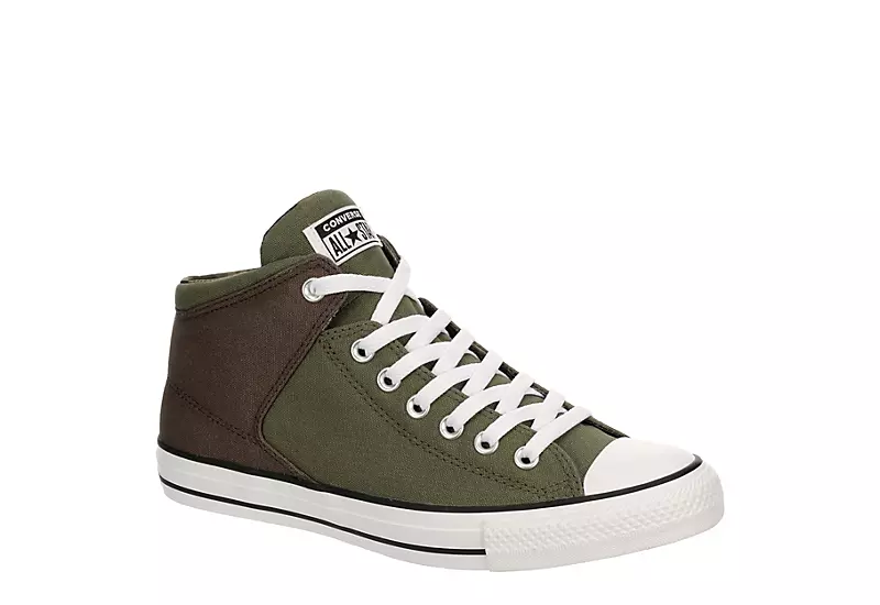 Converse Mens Chuck Taylor All Star High Street Sneaker - Olive 3 Converse Mens Chuck Taylor All Star High Street Sneaker - Olive