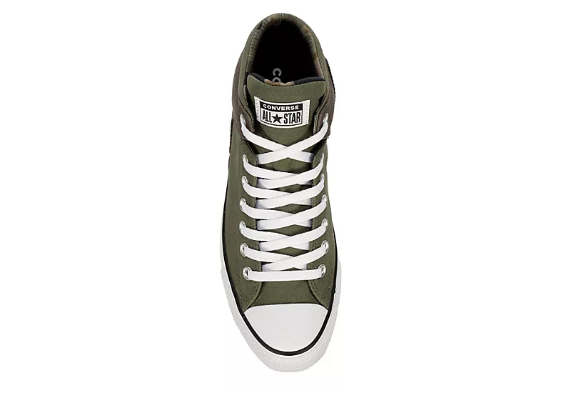 Converse Mens Chuck Taylor All Star High Street Sneaker - Olive 8 Converse Mens Chuck Taylor All Star High Street Sneaker - Olive - Image 6