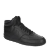 Nike Mens Court Vision Mid Sneaker - Black