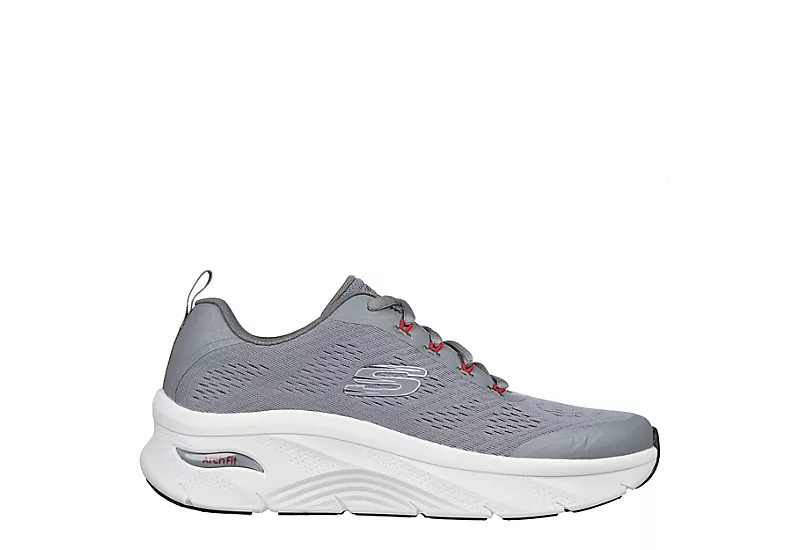 Skechers Mens Arch Fit Dlux Sumner - Grey 4 Skechers Mens Arch Fit Dlux Sumner - Grey - Image 2
