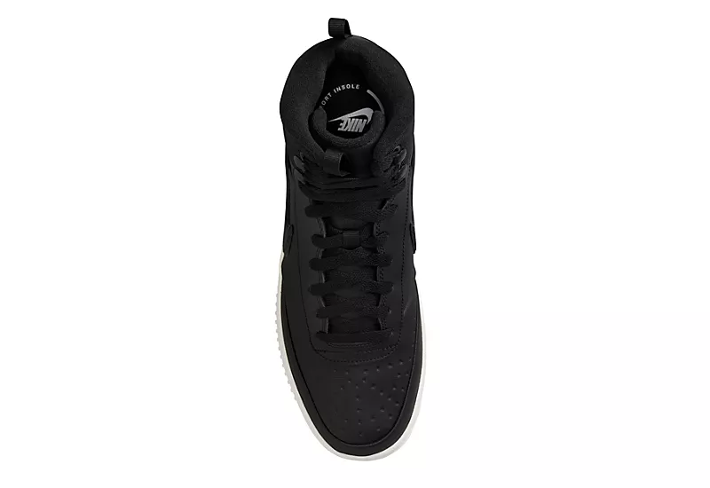 Nike Mens Court Vision Mid Winter Sneaker Boot - Black 6 Nike Mens Court Vision Mid Winter Sneaker Boot - Black - Image 4