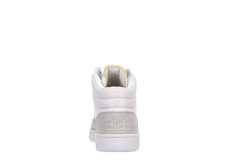 Adidas Mens Hoops 3.0 Mid Sneaker - White 7 Adidas Mens Hoops 3.0 Mid Sneaker - White - Image 5