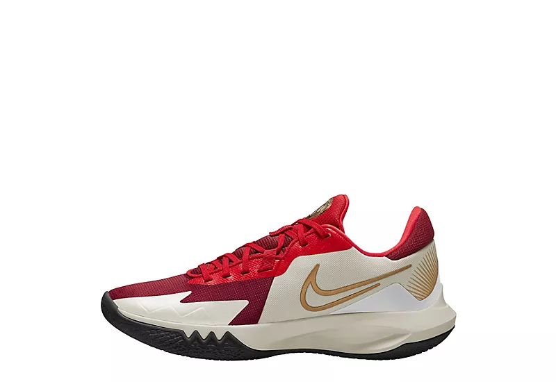 Nike Mens Precision 6 Basketball Shoe - Off White 5 Nike Mens Precision 6 Basketball Shoe - Off White - Image 3