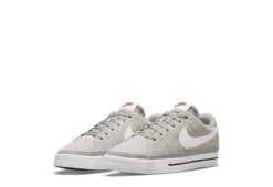 Nike Mens Court Legacy Suede Low Sneaker - Grey