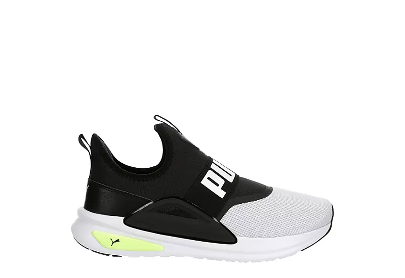 Puma Mens Enzo Evolve Slip On Sneaker - White 4 Puma Mens Enzo Evolve Slip On Sneaker - White - Image 2