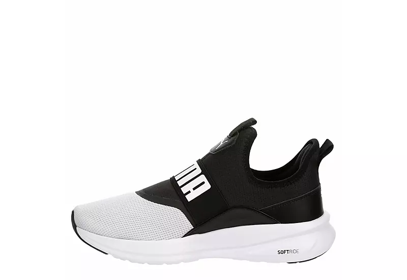 Puma Mens Enzo Evolve Slip On Sneaker - White 6 Puma Mens Enzo Evolve Slip On Sneaker - White - Image 4