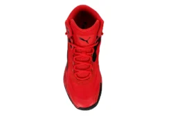 Puma Mens Playmaker Pro Mid Basketball Shoe - Red -Cheap Vault Of Soles Store US 01 601241 05