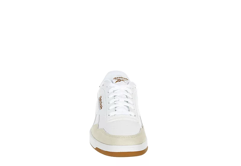 Reebok Mens Court Advance Sneaker - White 5 Reebok Mens Court Advance Sneaker - White - Image 3