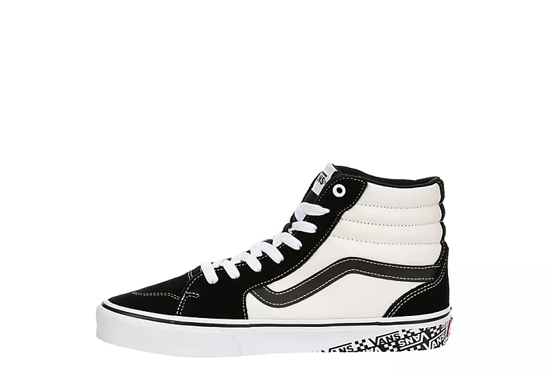 Vans Mens Filmore High Top Sneaker - White 6 Vans Mens Filmore High Top Sneaker - White - Image 4