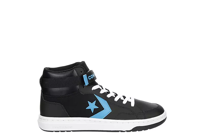Converse Mens Pro Blaze Strap Sneaker - Black 4 Converse Mens Pro Blaze Strap Sneaker - Black - Image 2