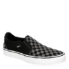 Vans Mens Asher Deluxe Slip On Sneaker - Black -Cheap Vault Of Soles Store US 01 630178 00
