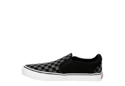 Vans Mens Asher Deluxe Slip On Sneaker - Black 12 Vans Mens Asher Deluxe Slip On Sneaker - Black -Cheap Vault Of Soles Store US 01 630178 03