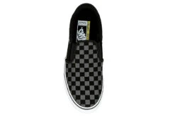 Vans Mens Asher Deluxe Slip On Sneaker - Black 14 Vans Mens Asher Deluxe Slip On Sneaker - Black -Cheap Vault Of Soles Store US 01 630178 05