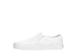 Vans Mens Asher Slip On Sneaker - White 12 Vans Mens Asher Slip On Sneaker - White -Cheap Vault Of Soles Store US 01 630261 03