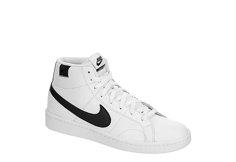 Nike Mens Court Royal 2 Mid Sneaker - White 3 Nike Mens Court Royal 2 Mid Sneaker - White