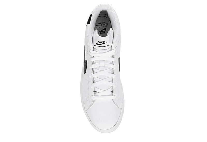 Nike Mens Court Royal 2 Mid Sneaker - White 8 Nike Mens Court Royal 2 Mid Sneaker - White - Image 6